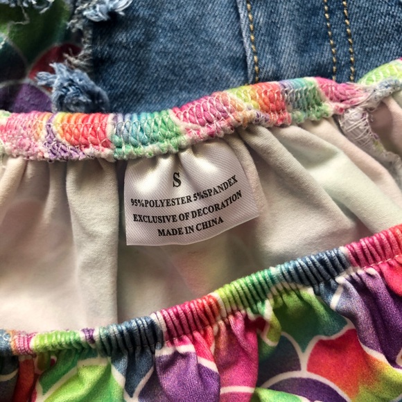 Girl Boutique Mermaid Denim Outfit Set - Picture 3 of 3